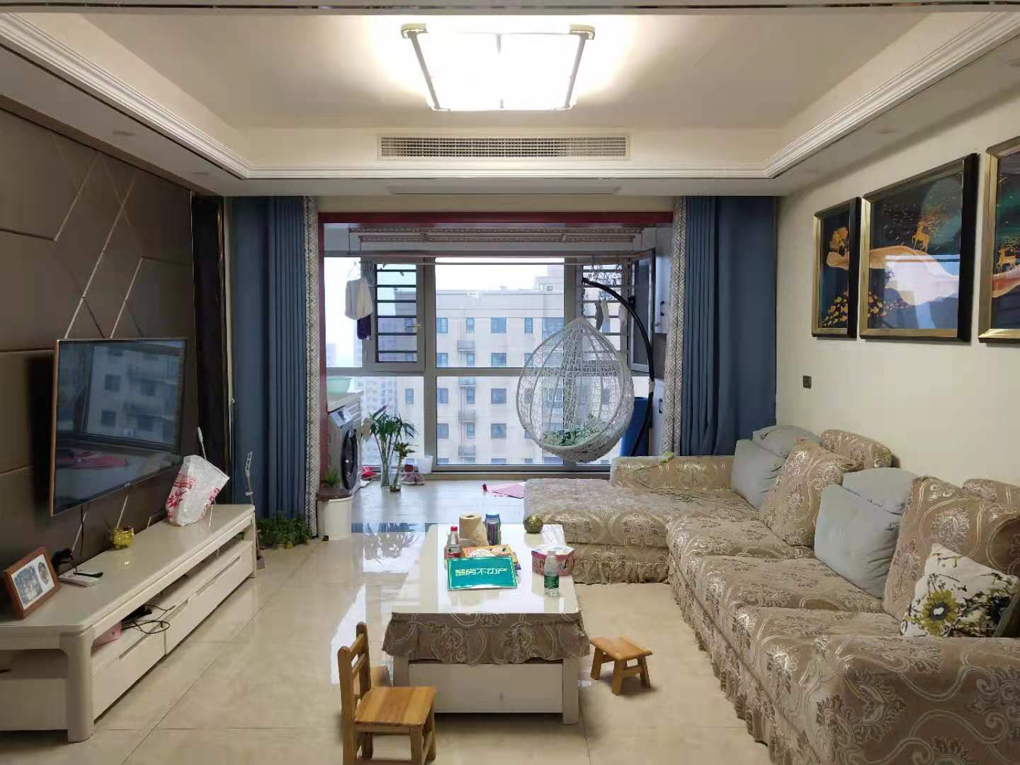 满庭春精装3+1户型赠送面积多可按揭视野采光好