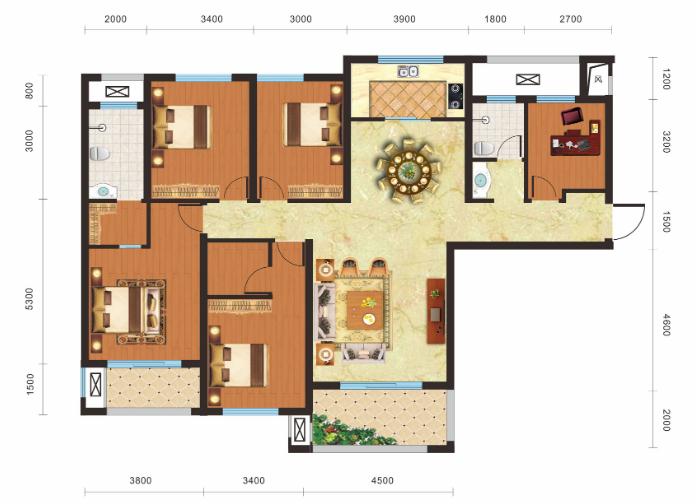 绿地华庭香格里拉，大平城电梯洋房， 看房！