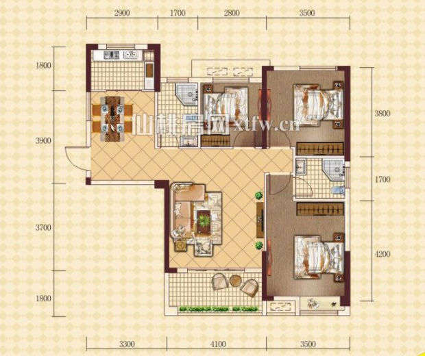 城南新城一号精装三房满二看房电约