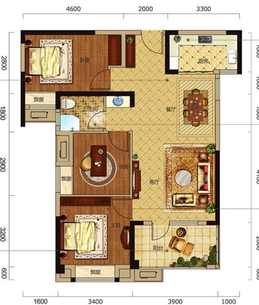 满庭春毛坯小三房校园旁周边配套齐全看房方便诚心卖