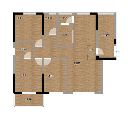 纽芬兰天下城市星座精装修大三房看房方便中间楼层满二