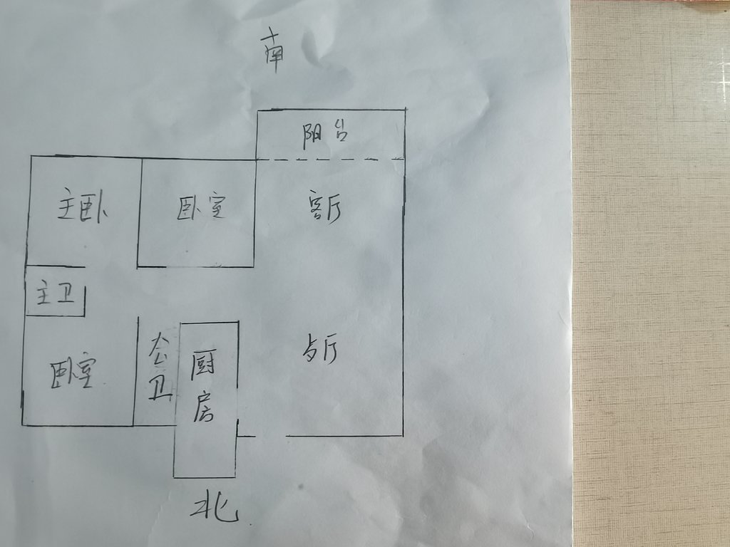 环球 广场 毛坯三房  户型好 看房方便