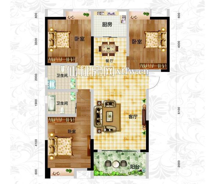 沔阳公馆精装复式楼买一送一.证件满二.看房方便出行方便业主诚意卖