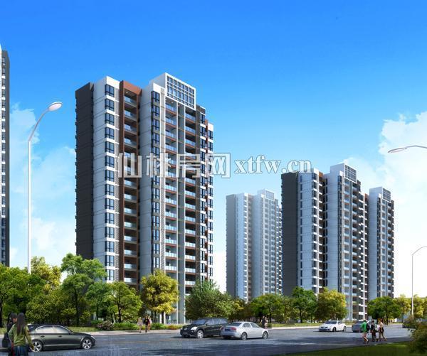 仙桃银湖城毛坯三房一中东侧小区环境优美无遮挡