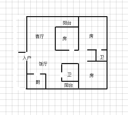干河办事处旁祥云居大三房视野开阔南北双阳台拎包入住