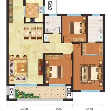 紫金城毛坯大三房周边配套设施齐全出行方便业主诚心出售