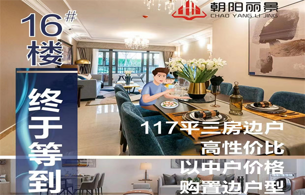 可以边户何必中户|朝阳丽景 让你中户价格买边户