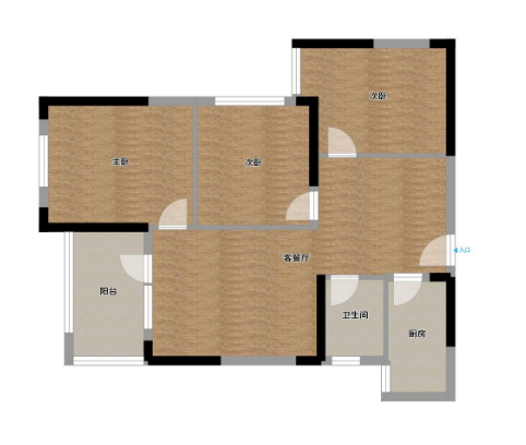 高管宿舍.精装三房两卫.房子成色新.中间楼层.看房方便