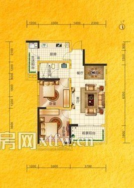 御台公馆精装大两房家里成色新看房方便