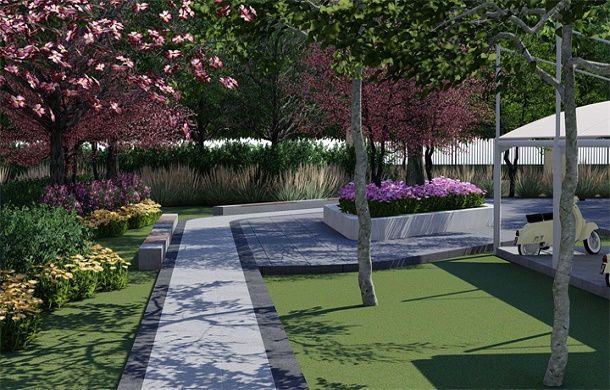 西城名苑丨园林造景，繁华与宁静共存