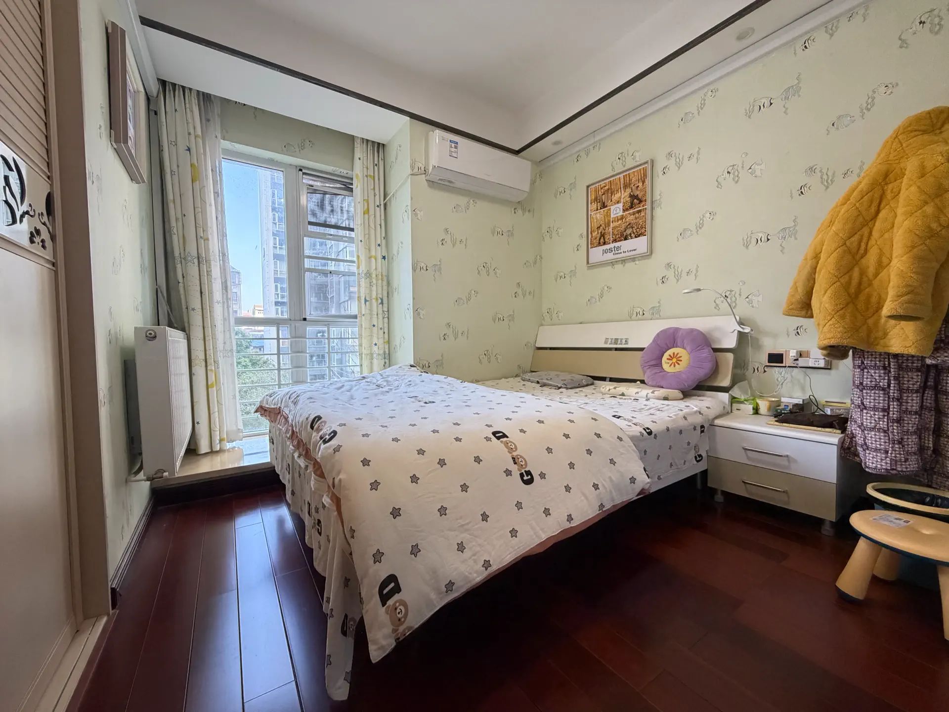 城南，福星城，单价4600+，全屋品牌，全屋暖气片，装修保养新，证满二