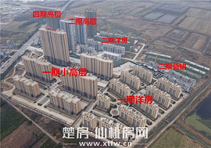 交投·满庭春2月工程进度：一期即将实景交付中