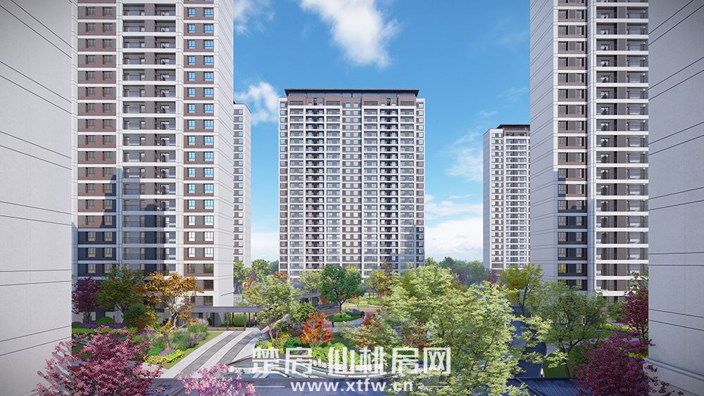 城发投·书馨雅苑园林效果图