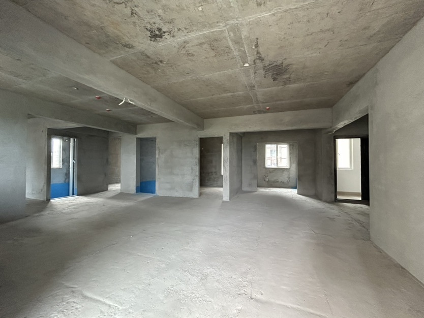 南城新区，沔阳公园旁，蓝天白云毛坯四房，两梯三户，性价比高