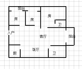 绿地香格里拉精装修双阳台三面采光家里装修的很好
