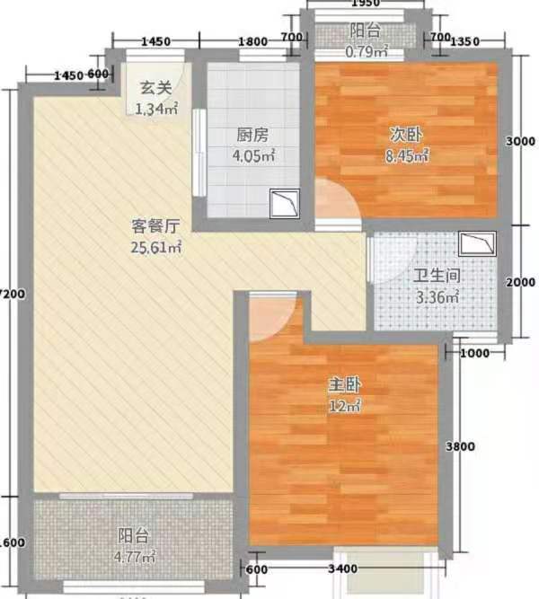 香岸华府复式楼精装修带露台南北通透看房提前联系大阳台