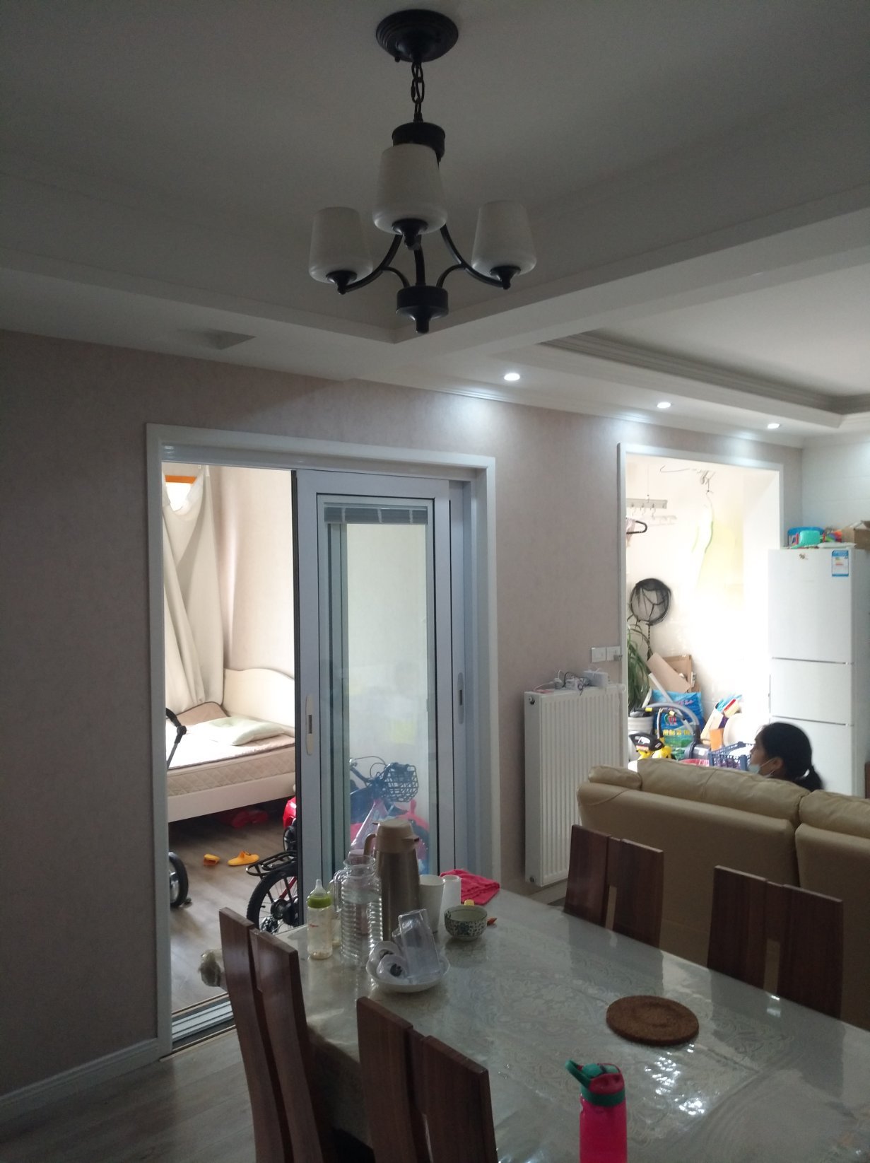 和合国际豪装两房，对面就行仙桃一中，中央空调