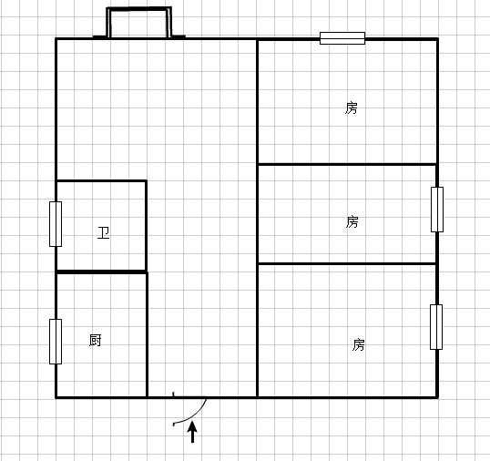 新城一号新街还建房两证齐全可以按揭毛坯小三房三开间朝南单价低房东诚意出售