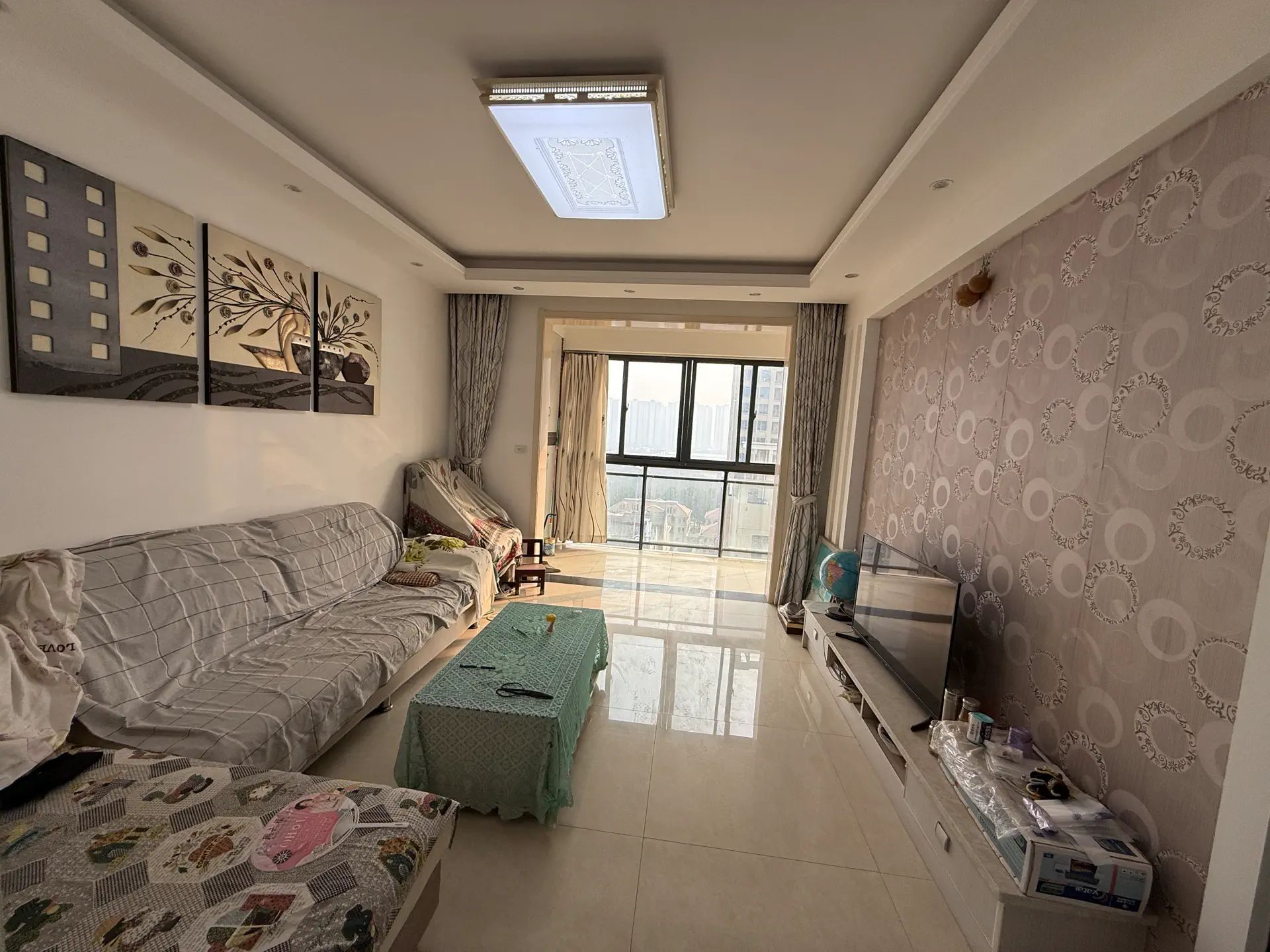 捡漏，德政园仙桃晓雪旁，中央华府，精装大两房，7米大阳台，