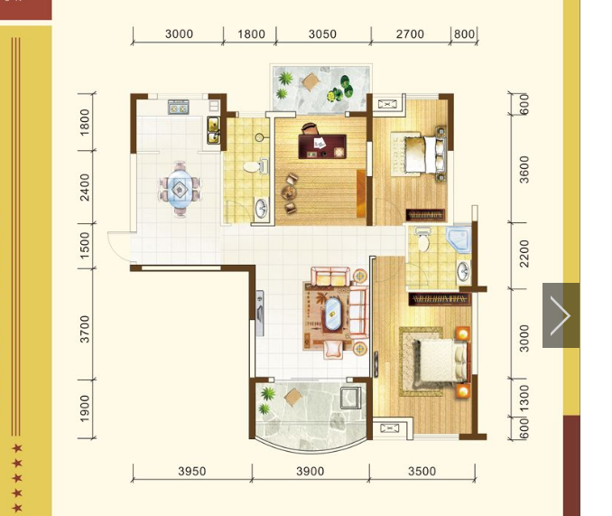 颐和公馆毛坯大三房，赠送面积多业主诚心卖看房方便