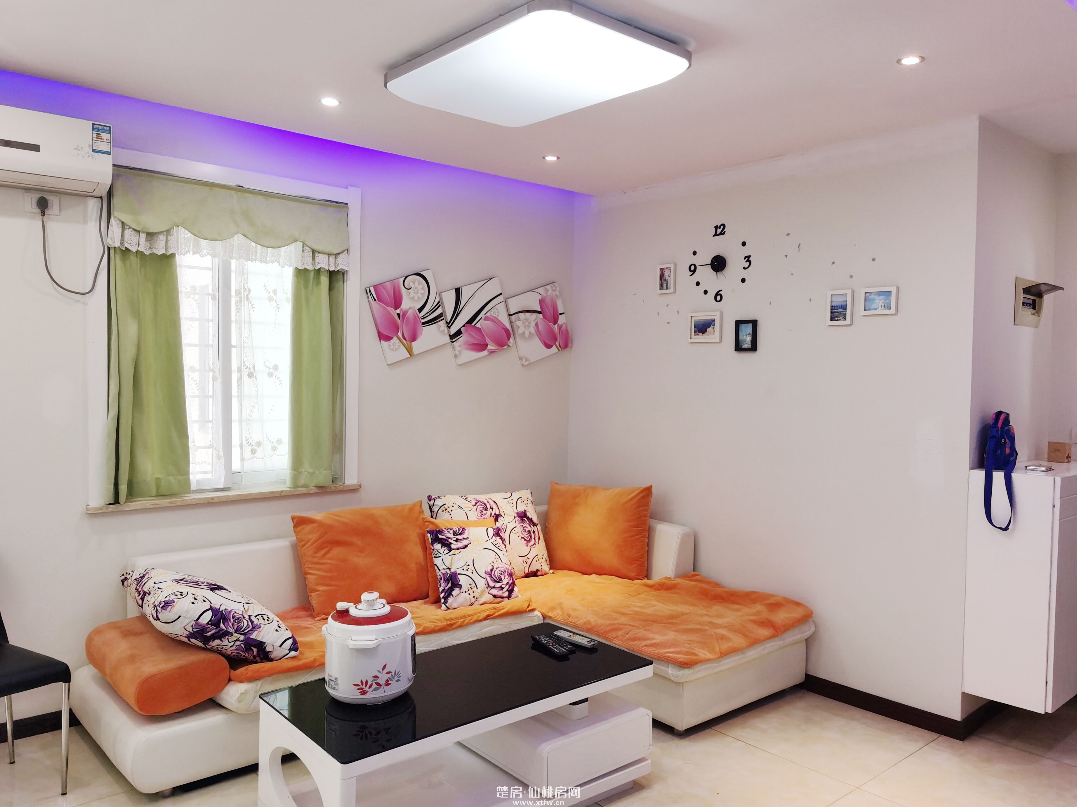 仙下河旁-实验二小-仙三中-精装全新-两房两厅一卫-大阳台-南向采光优-拎包入住