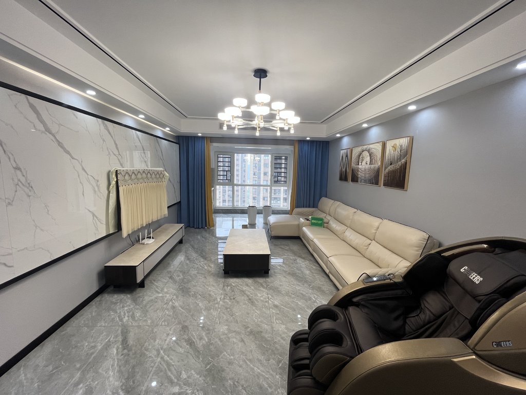 元泰未来城全新装修好楼层送入户花园带麻将室，一天为住