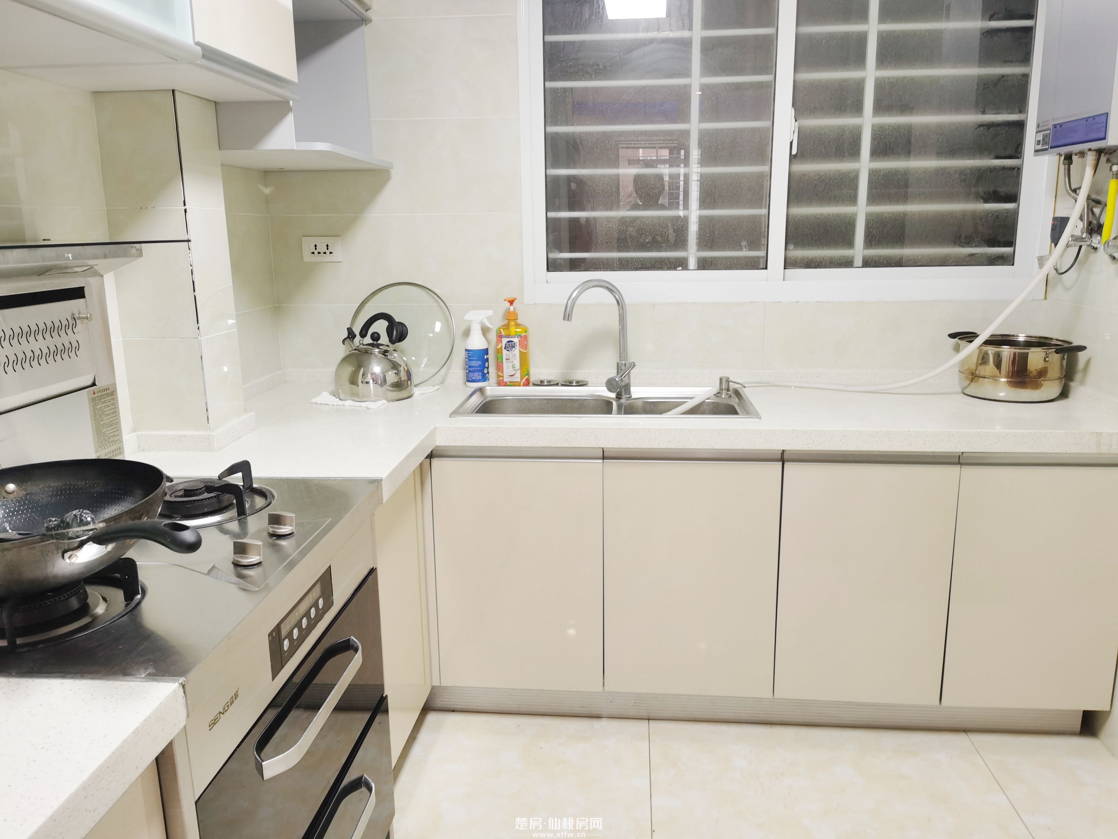 仙下河旁-实验二小-仙三中-精装全新-两房两厅一卫-大阳台-南向采光优-拎包入住